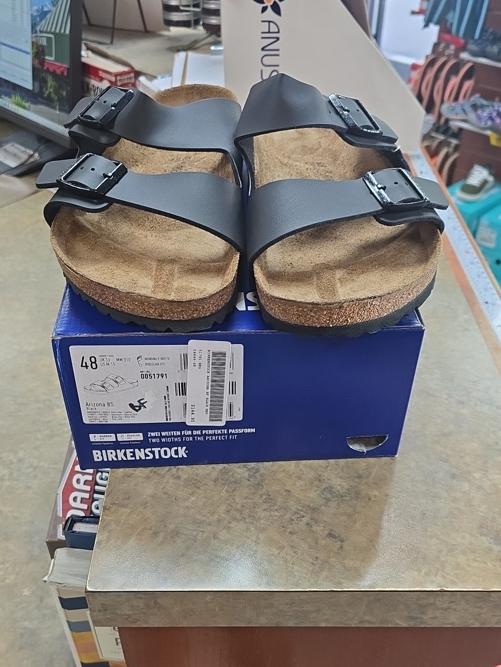 Birkenstock Arizona Double Strap Sandals - Black